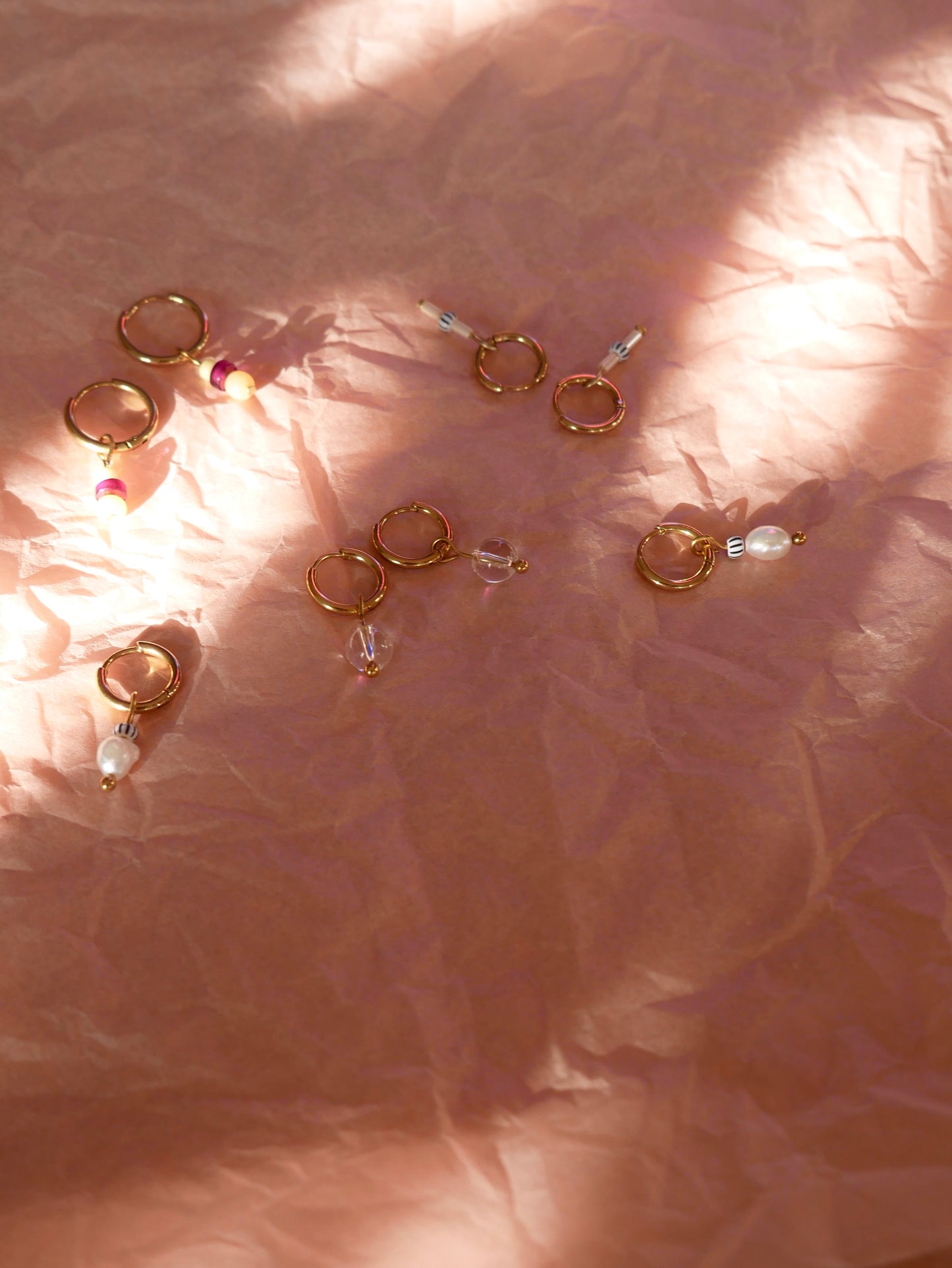 Ohrringe clear #gold