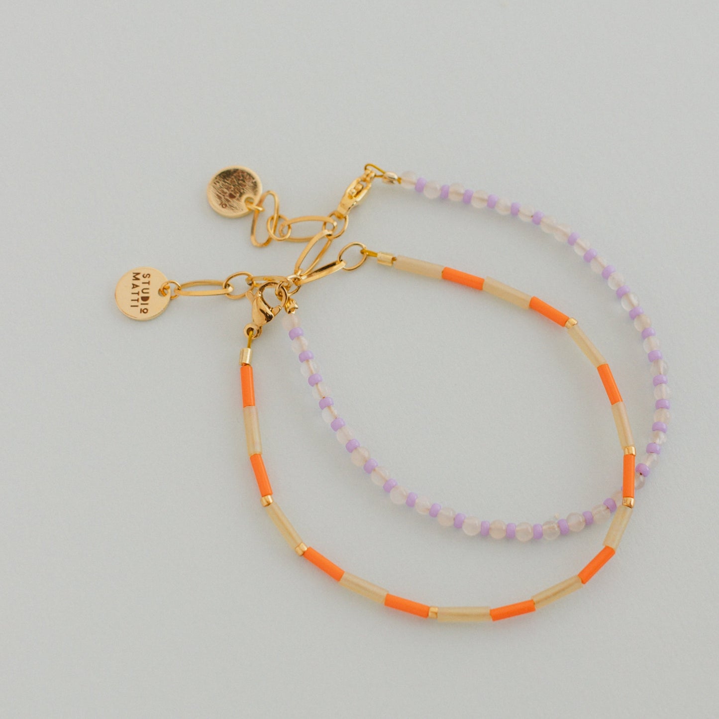 Armband Zirkus orange-gold