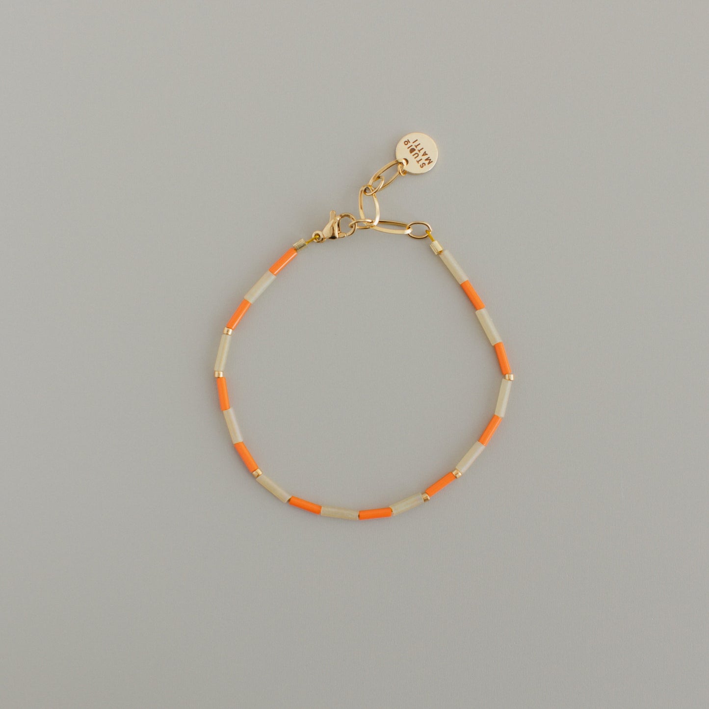 Armband Zirkus orange-gold